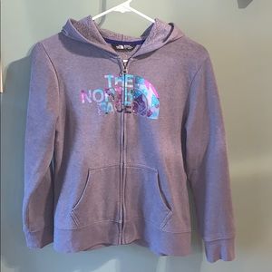 North face hoodie sweatshirt